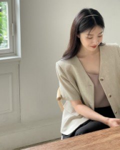 헤루체 노카라 브이넥 자켓 70642