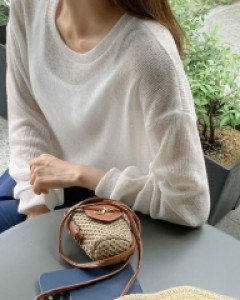 쏠트비치 린넨 스트링 티셔츠 71079