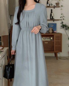 퓨이린 밴딩 롱 원피스 72087