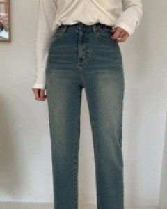 [특가 PROJECT] 슬림스판 숏앤롱 히든밴딩 일자 속기모 데님 팬츠 72585