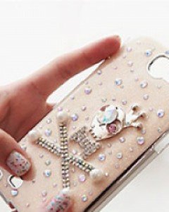 핑크해골겔럭시케이스