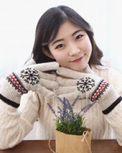 [남녀공용] 눈꽃커플장갑