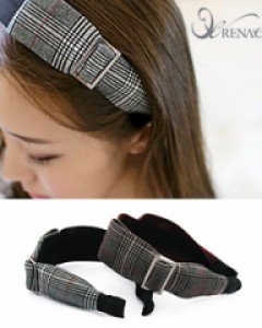 [레나크리스] 어반체크헤어밴드