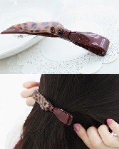 [아즈나브르] 럭셔리호피브라운머리핀