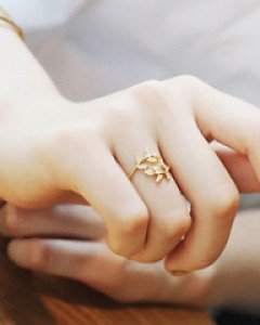 나뭇잎마디반지