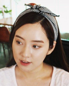 [레나크리스] 체크헤어밴드