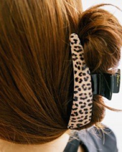 [레나크리스] 호피집게핀