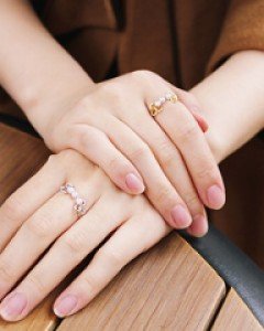 진주총총총반지/진주포인트링 ver1