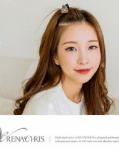 [레나크리스] 호피클램미니집게핀