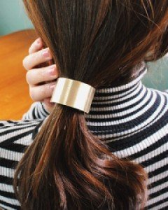 무광메탈머리끈