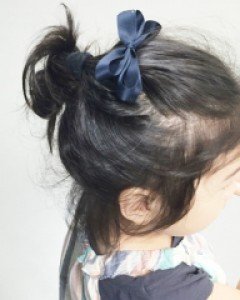 [baby] 트리플 공단 리본핀