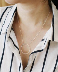 큰동그라미 목걸이