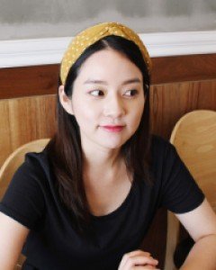 빈티지 도트무늬 반다나 헤어밴드