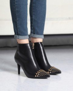 찡 박힌 8cm 힐부츠(무료배송)