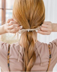 [레나크리스] 롱리본 헤어끈