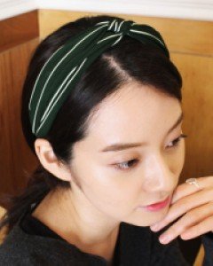 스트라이프 반다나 헤어밴드