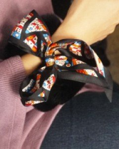 토끼털팔찌/토끼털스카프팔찌