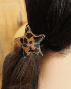 별 송치호피 머리끈