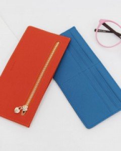 슬림 가죽 카드장지갑