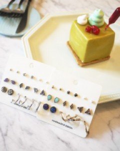 빈티지 레이어드 귀걸이(9set)