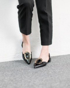 써클 에나멜 단화 (무료배송)