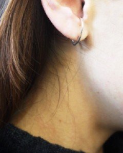 [92.5%] 실버 링 귀걸이