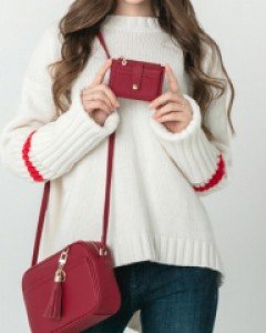 미니 카드 가죽지갑