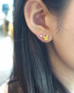 [92.5%] 피카츄귀걸이 / 포켓몬볼귀걸이