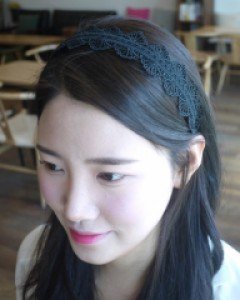 웨딩 레이스 머리띠