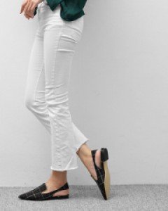 1cm굽 크 슬링백