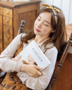 [레나크리스] 수채화 스카프헤어밴드