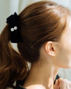 [레나크리스] 벨벳 진주 바나나핀