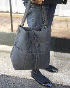 패딩 토트백 크로스백