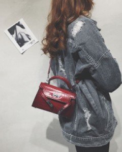 크로커 미니 켈리 크로스백