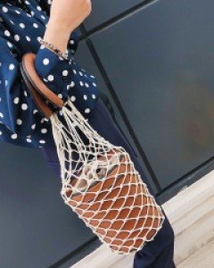 스타우드 그물 버킷백