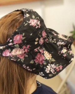 [국내제작] 꽃카라 와이어 돌돌이 선캡