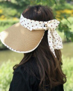 땡땡이 돌돌이 여자선캡