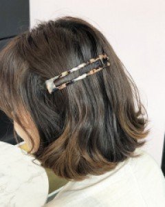 [아즈나브르] 스퀘어 호피 머리핀