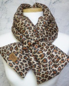 호피 패딩 목도리 (2color)