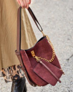 체인장식 세무 토트백 숄더백 (4color/당일배송)