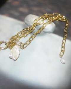 클립 체인 김나영 목걸이