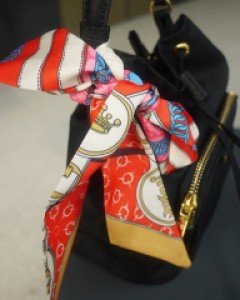 컬러 사슬 무늬 트윌리 (4color)