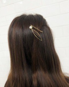 5set 제니 실핀 큐빅 진주 꽈배기 골드 실핀세트