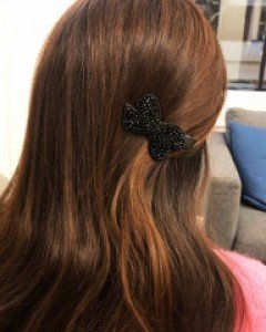 비즈 리본 집게핀 (9color)