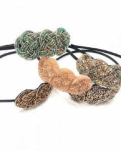 비즈 써클 꽈배기 헤어밴드 머리띠 5color