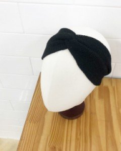 바캉스 얇은 니트 헤어터번 헤어밴드