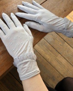 꽃 손목 레이스 자외선차단 여자 운전장갑