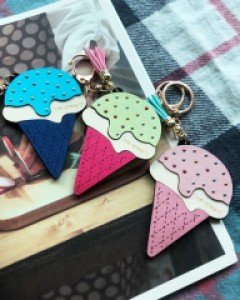 아이스크림 키링 키홀더