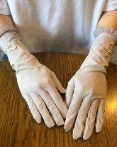 자외선차단 골지 리본 7부 여성운전장갑