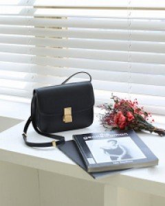 리얼 소가죽 클래식박스 크로스백